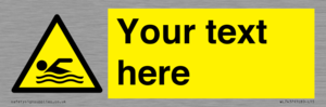 WL7437: Custom Warning swimming area