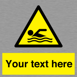 WL7437: Custom Warning swimming area