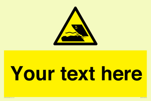 WL7441: Custom Warning submerged objects in watercraft areas