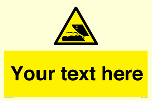WL7441: Custom Warning submerged objects in watercraft areas
