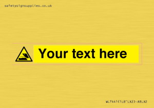 WL7441: Custom Warning submerged objects in watercraft areas