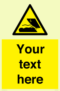 WL7441: Custom Warning submerged objects in watercraft areas