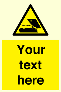 WL7441: Custom Warning submerged objects in watercraft areas