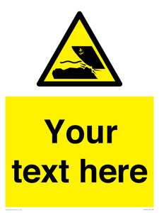 WL7441: Custom Warning submerged objects in watercraft areas