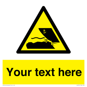 WL7441: Custom Warning submerged objects in watercraft areas