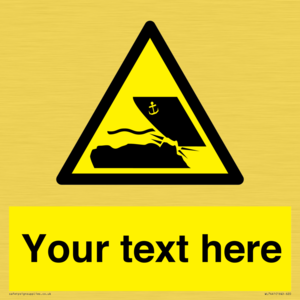 WL7441: Custom Warning submerged objects in watercraft areas