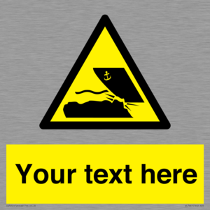 WL7441: Custom Warning submerged objects in watercraft areas