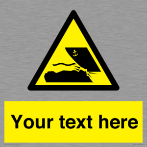 WL7441: Custom Warning submerged objects in watercraft areas