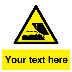 WL7441: Custom Warning submerged objects in watercraft areas