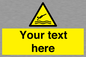 WL7445: Custom Warning diving area