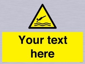 WL7445: Custom Warning diving area