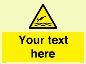 WL7445: Custom Warning diving area