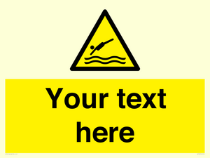 WL7445: Custom Warning diving area