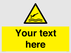 WL7445: Custom Warning diving area