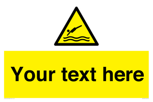 WL7445: Custom Warning diving area