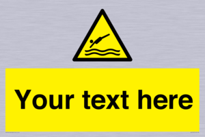 WL7445: Custom Warning diving area