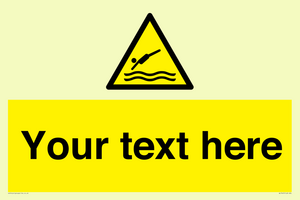 WL7445: Custom Warning diving area