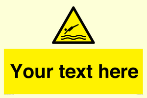 WL7445: Custom Warning diving area