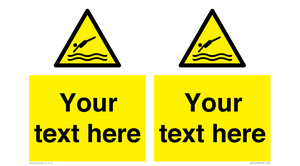 WL7445: Custom Warning diving area