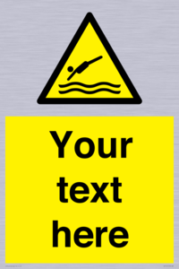 WL7445: Custom Warning diving area