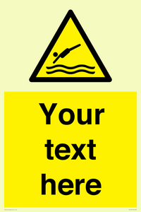 WL7445: Custom Warning diving area