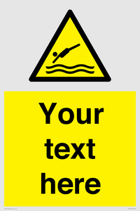 WL7445: Custom Warning diving area