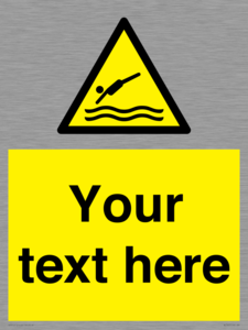 WL7445: Custom Warning diving area