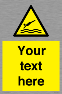 WL7445: Custom Warning diving area