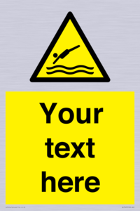 WL7445: Custom Warning diving area