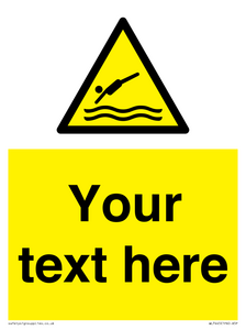 WL7445: Custom Warning diving area