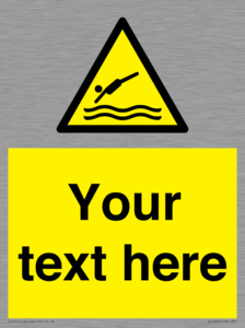 WL7445: Custom Warning diving area