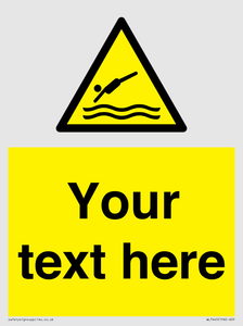 WL7445: Custom Warning diving area