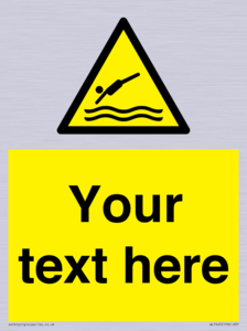 WL7445: Custom Warning diving area