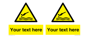 WL7445: Custom Warning diving area