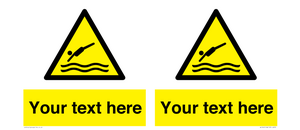 WL7445: Custom Warning diving area