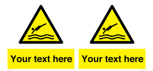 WL7445: Custom Warning diving area