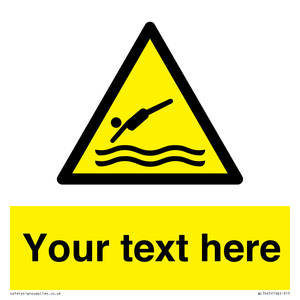 WL7445: Custom Warning diving area