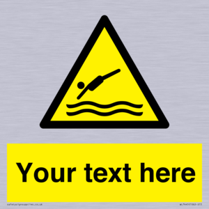 WL7445: Custom Warning diving area