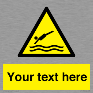 WL7445: Custom Warning diving area