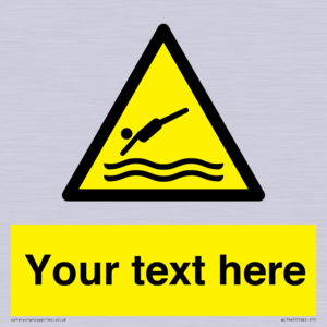 WL7445: Custom Warning diving area