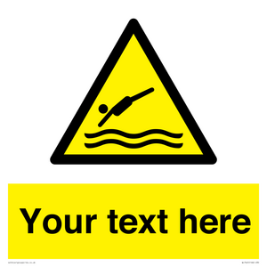 WL7445: Custom Warning diving area