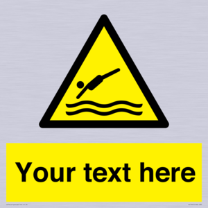 WL7445: Custom Warning diving area