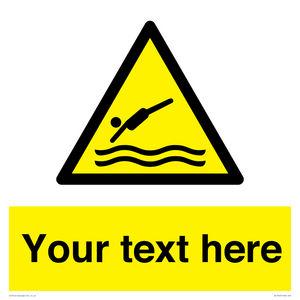 WL7445: Custom Warning diving area