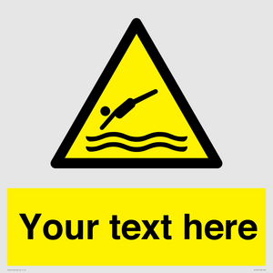 WL7445: Custom Warning diving area