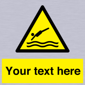 WL7445: Custom Warning diving area