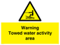 WL7468: Warning towed water activity area
