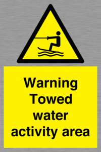 WL7468: Warning towed water activity area