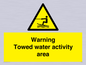 WL7468: Warning towed water activity area