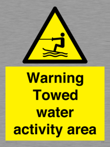 WL7468: Warning towed water activity area
