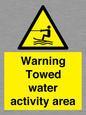 WL7468: Warning towed water activity area